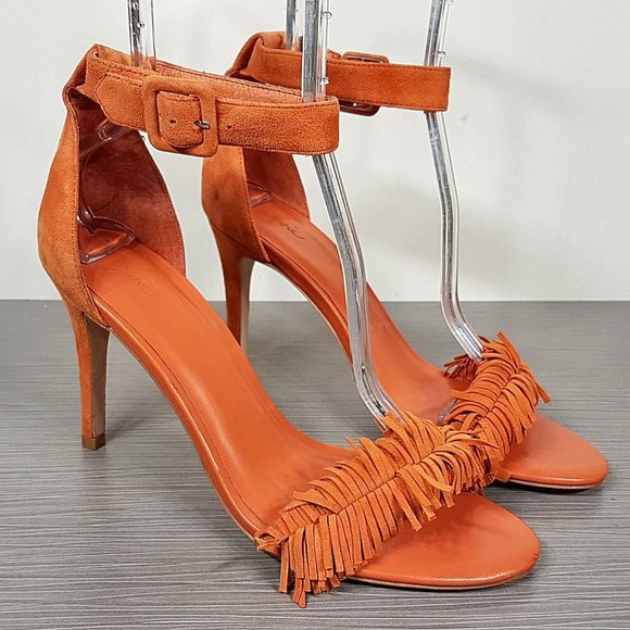 Joie 'Pippi' Sandal, Tangerine Leather, Womens Size 9.5 / 39.5 - Picture 3 of 11